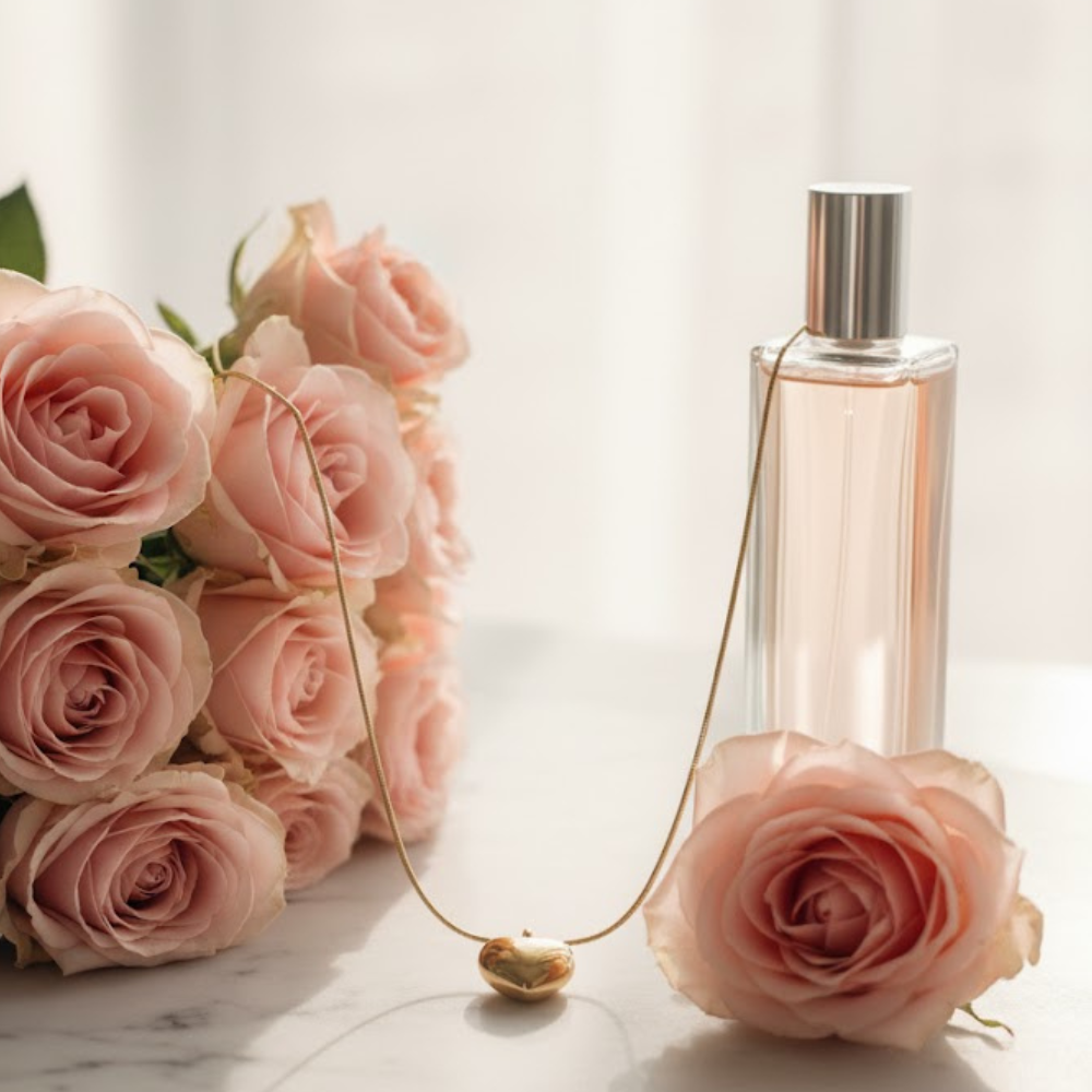 Elegant Gold Heart Pendant Chain - Image 5